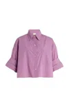 Twp Next Ex Cotton Shirt In Purple