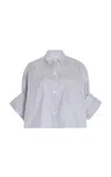 Twp Next Ex Cropped Shirt In Stripe