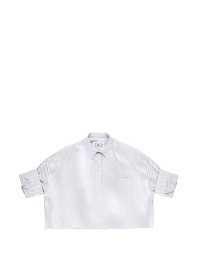 Twp Next Ex Cropped Shirt In White