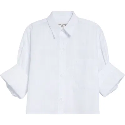 Twp Next Ex Rolled Cuff Shirt In White