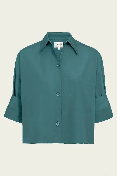 Twp Next Ex Shirt In Sea Pine