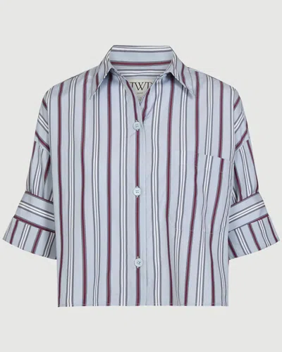 Twp Next Ex Shirt Light Grey Multi In Blue