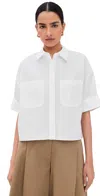 Twp My Newest Mistake Button-up Shirt In White