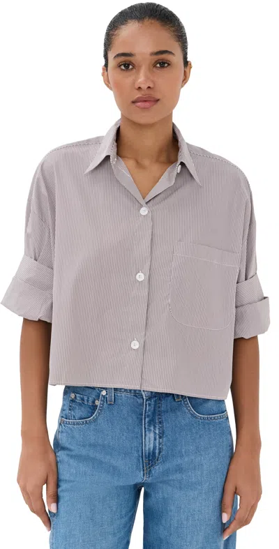 Twp Next Ex Shirt White/chocolate In Multi