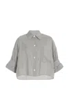 Twp Next Ex Silk-voile Shirt In Stripe