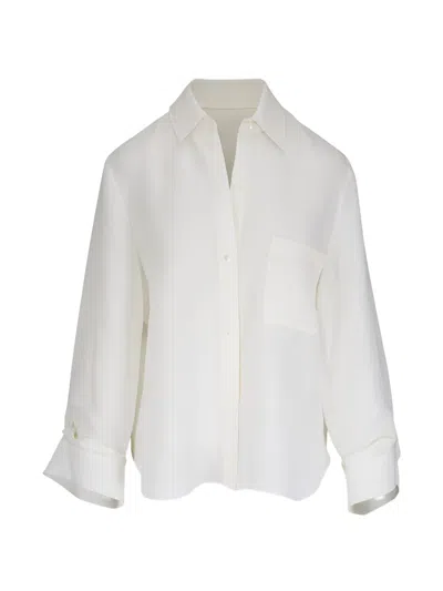 Twp Next Morning Chest-pocket Shirt In White