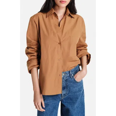TWP TWP NEXT MORNING COTTON BUTTON-UP SHIRT