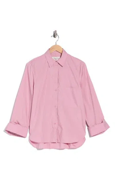 Twp Next Morning Cotton Shirt In Pink