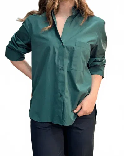 Twp Next Morning Shirt In Pine Grove In Green