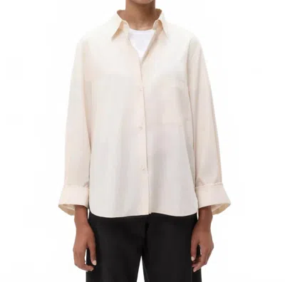 Twp Next Morning Shirt In Pink Tint In Neutral