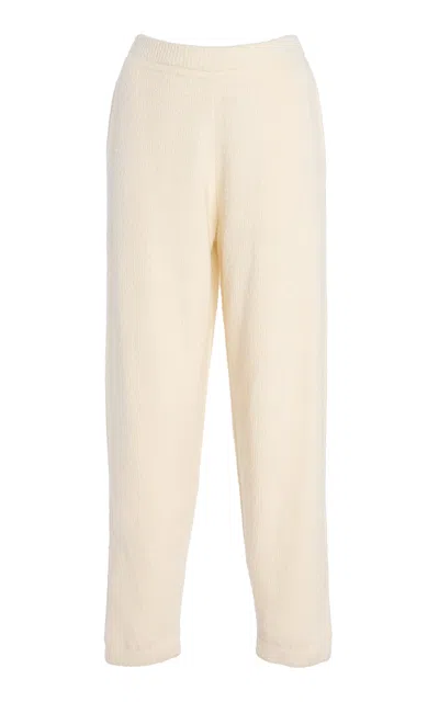 Twp Nubby Cashmere Sweatpants In Ivory