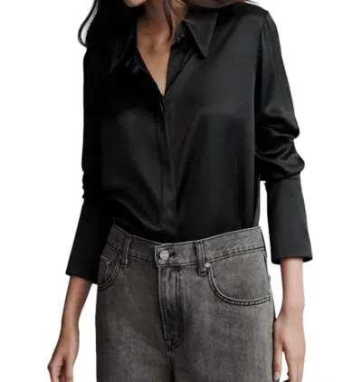 Twp Object Of Affection With Sleeve Detail Black