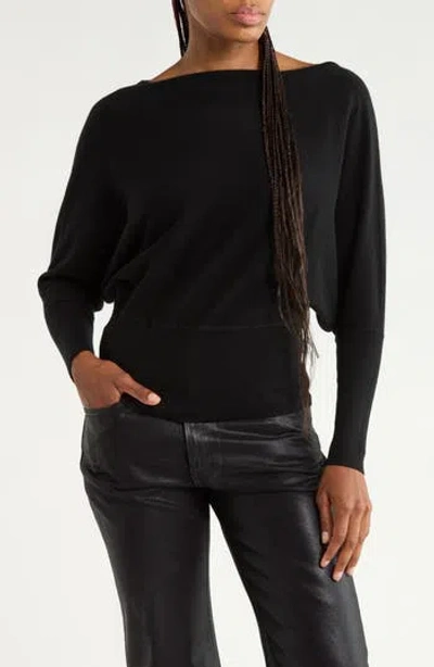 Twp Off The Shoulder Cashmere Sweater In Black