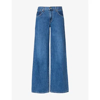 Twp Omens  New Straight-fit Cotton Denim Jeans In Paris