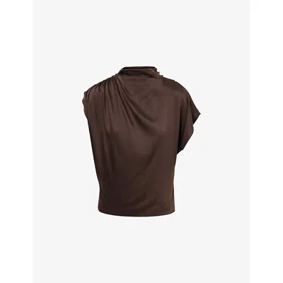 Twp Omens  Wish You Would Silk Top
