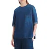Twp Oversized Denim T-shirt In Dark Indigo