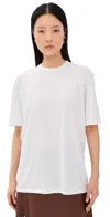 Twp Oversized Long Tee White In White