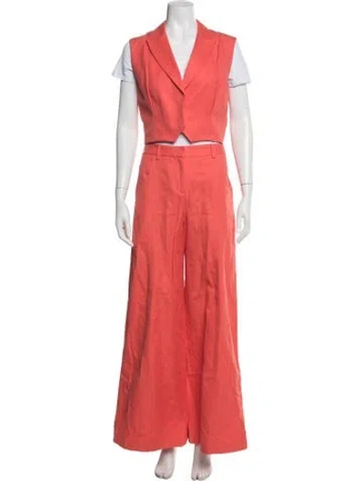 Pre-owned Twp Pant Set W/ Tags In Orange