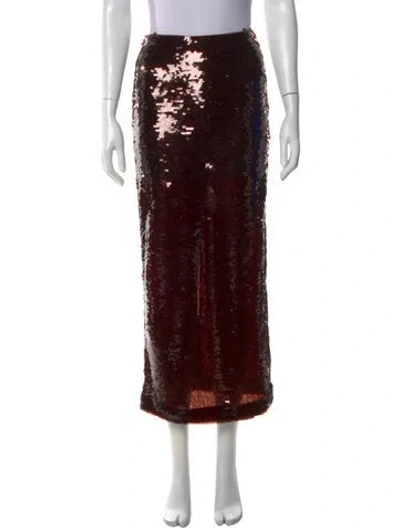 Pre-owned Twp Patterned Long Skirt In Multi