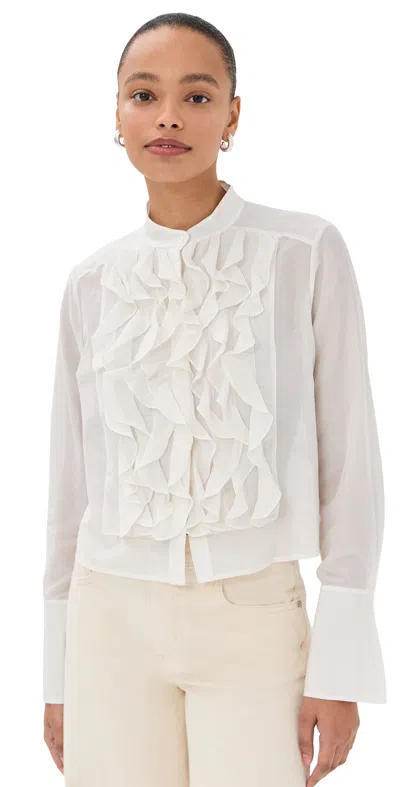 Twp Patti Button Down White