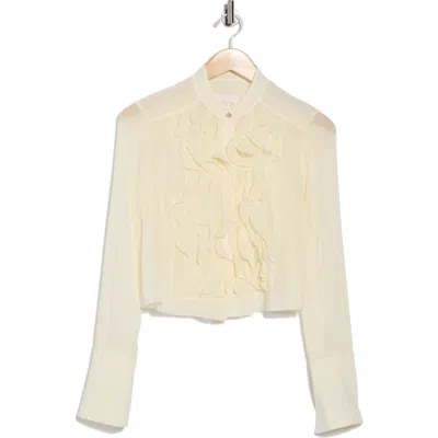 Twp Patti Ruffle Chiffon Top In Neutral