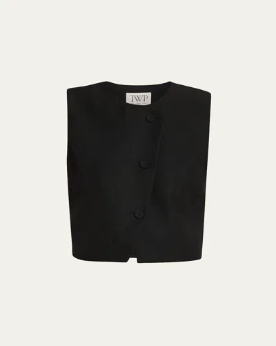 Twp Perry Compact Tux Suiting In Black
