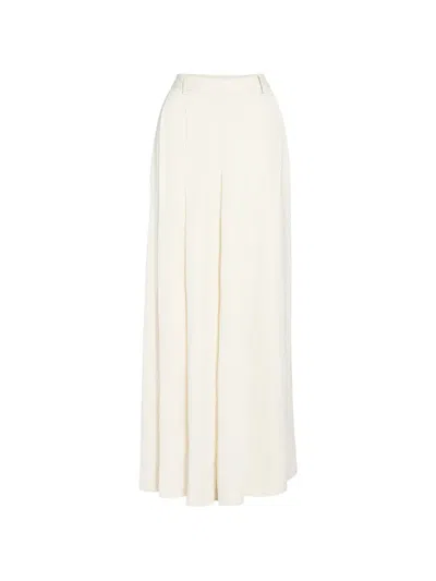 Twp Pleated Trousers In White