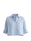 Twp Pocket Cuffed Shirt In Blue