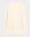Twp Pointelle-knit Cardigan In Ivory