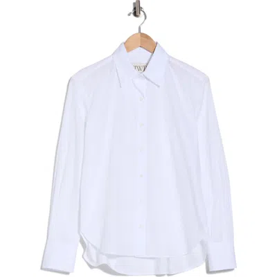Twp Possetti Cotton Button-up Shirt In White