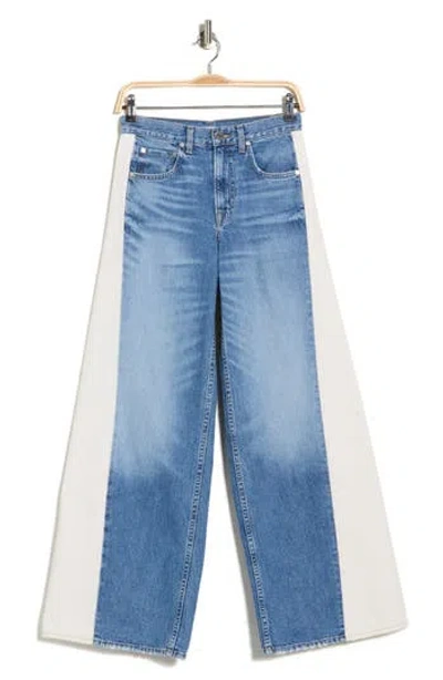 Twp Ramblin' Man Wide Leg Jeans In Blue