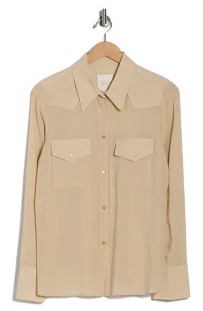 Twp Rancher's Daughter Shirt Jacket In Brown