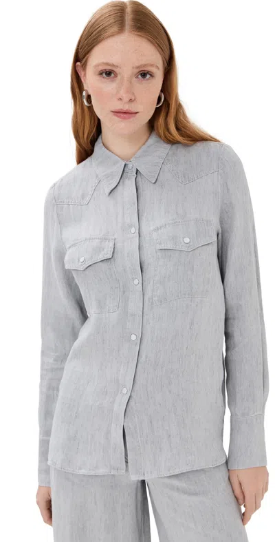 Twp Rancher's Daughter Shirt Light Heather Grey
