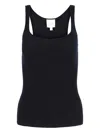 Twp Ribbed Tank Top In Black