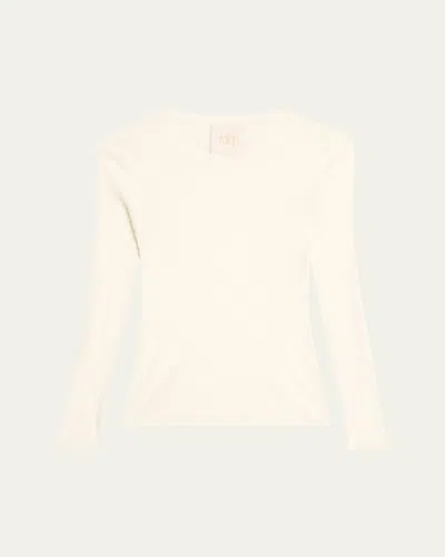 Twp Ribbed Wool Pullover In Ivory