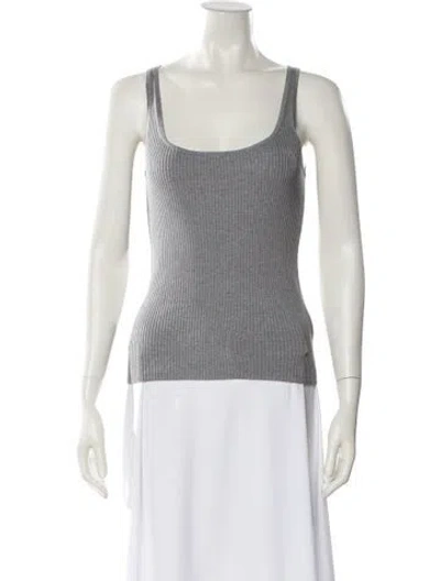 Pre-owned Twp Scoop Neck Sleeveless Top W/ Tags In Black