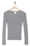 Twp Secondskin Ribbed Wool Sweater In Gray