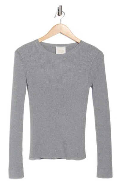 Twp Secondskin Ribbed Wool Sweater In Gray