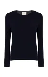 Twp Secondskin Wool Top In Navy