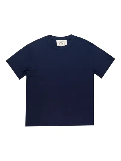 Twp Short-sleeve Crew-neck T-shirt In Blue