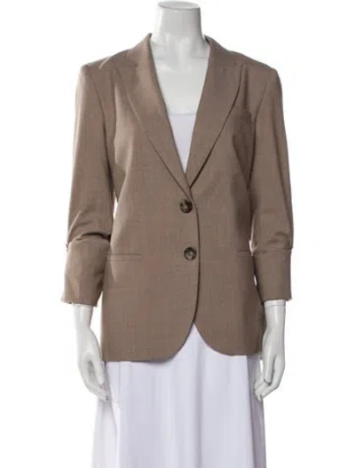 Pre-owned Twp Silk Blazer In Neutral