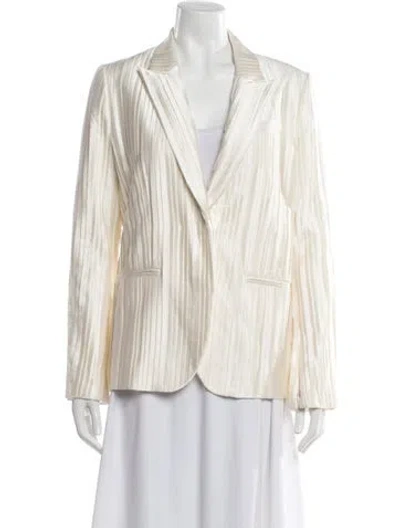 Pre-owned Twp Silk Blazer W/ Tags In Neutral
