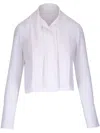 Twp Bluse Aus Seide In Weiss