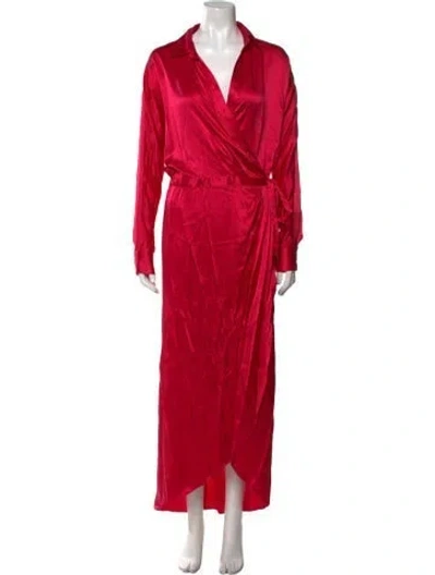 Pre-owned Twp Silk Long Dress In Pink