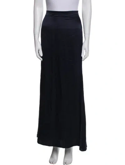 Pre-owned Twp Silk Long Skirt In Blue