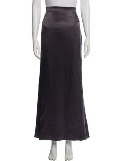 Pre-owned Twp Silk Long Skirt In Purple