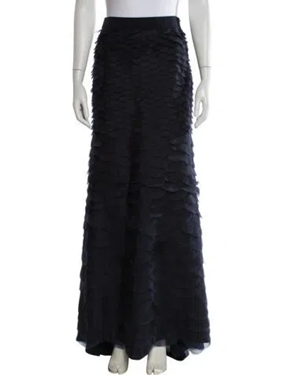 Pre-owned Twp Silk Long Skirt W/ Tags In Blue