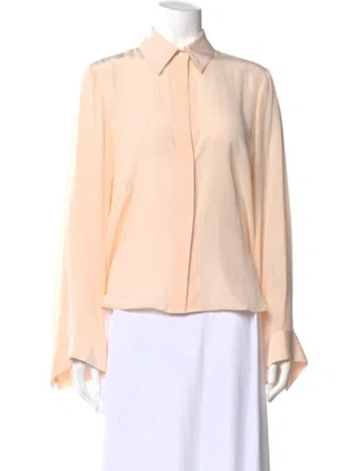 Pre-owned Twp Silk Long Sleeve Blouse In Neutral