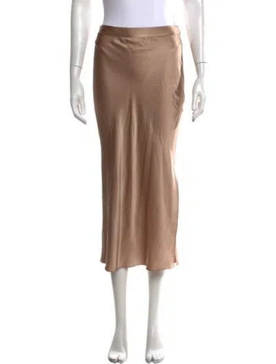 Pre-owned Twp Silk Midi Length Skirt In Neutrals
