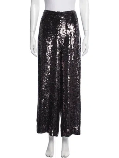 Pre-owned Twp Silk Wide Leg Pants In Purple